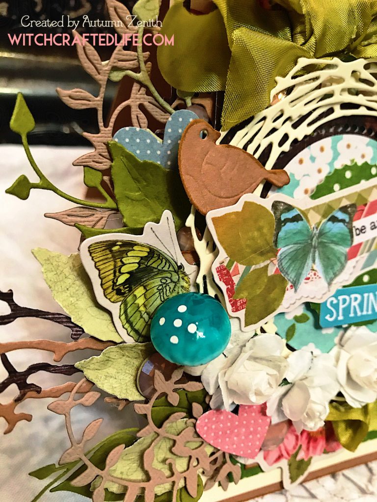 Shabby chic springtime bird's nest card by Autumn Zenith from WitchcraftedLife.com