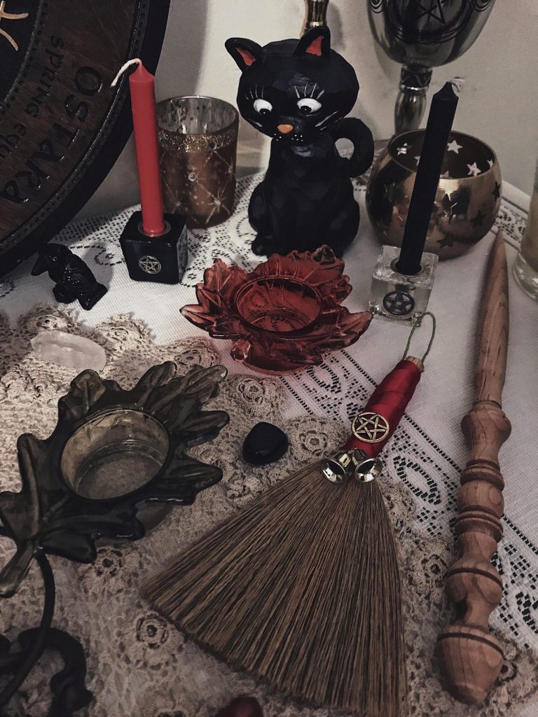 Autumn Zenith's Samhain and Halloween Pagan altar - 31 Ways to Celebrate Halloween All Year Long