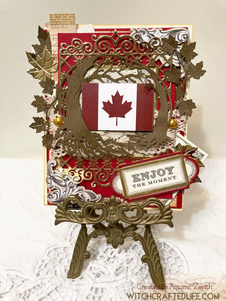 Elegant Shabby Chic Canada Day Card created by Autumn Zenith