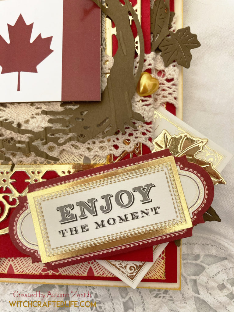 Elegant Shabby Chic Canada Day Card created by Autumn Zenith