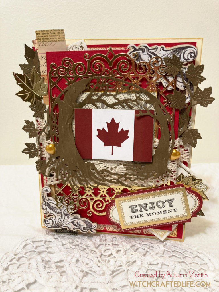 Elegant Shabby Chic Canada Day Card created by Autumn Zenith