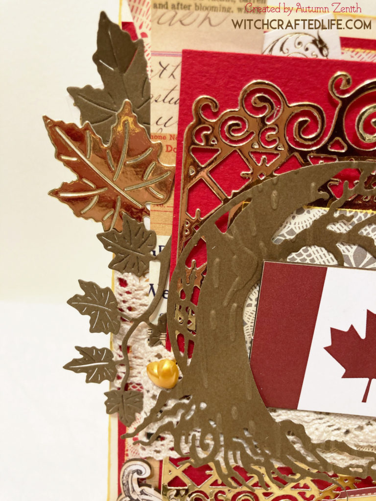 Elegant Shabby Chic Canada Day Card created by Autumn Zenith