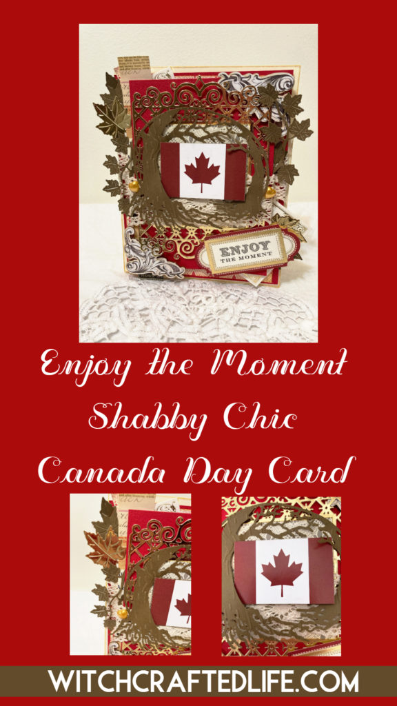 Elegant Shabby Chic Canada Day Card created by Autumn Zenith