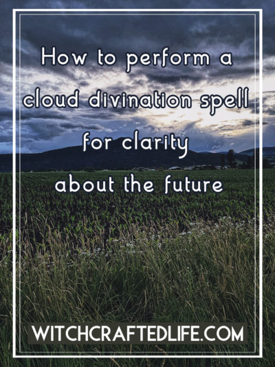 Cloud divination spell for clarity about the future