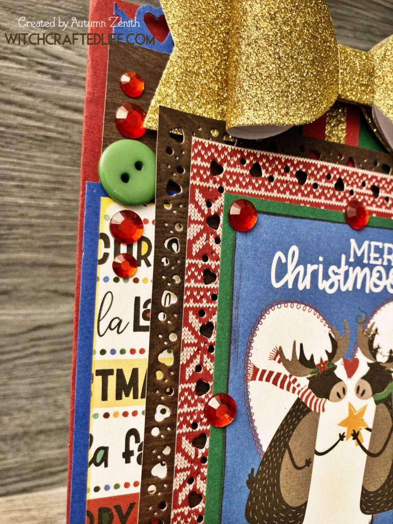 Cute and Festive Merry Christmoose Christmas Card featuring the O Canada Christmas collection from Photo Play Paper.