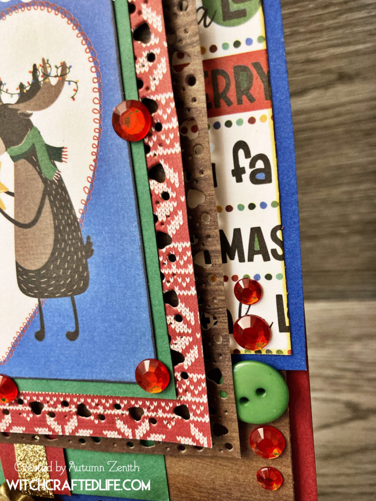 Cute and Festive Merry Christmoose Christmas Card featuring the O Canada Christmas collection from Photo Play Paper.