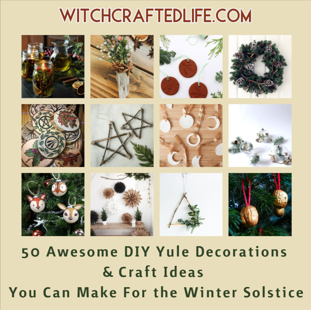 50 Awesome DIY Yule Decorations and Craft Ideas You Can Make for the Winter Solstice