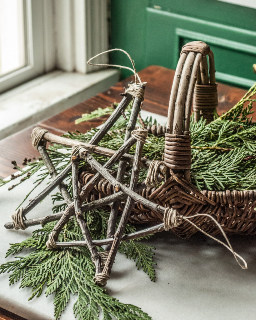 Rustic Twig Star Ornaments:  | 50 Awesome DIY Yule Decorations and Craft Ideas You Can Make for the Winter Solstice 