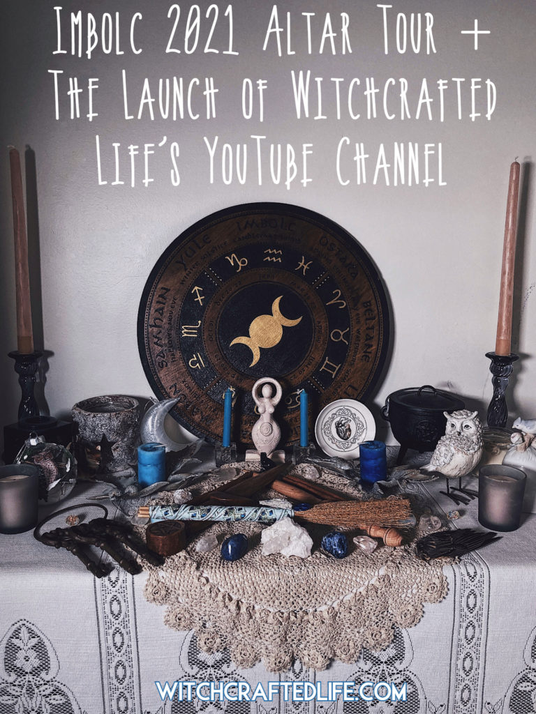 Imbolc 2021 Altar Tour (plus the launch of Witchcrafted Life's YouTube channel)