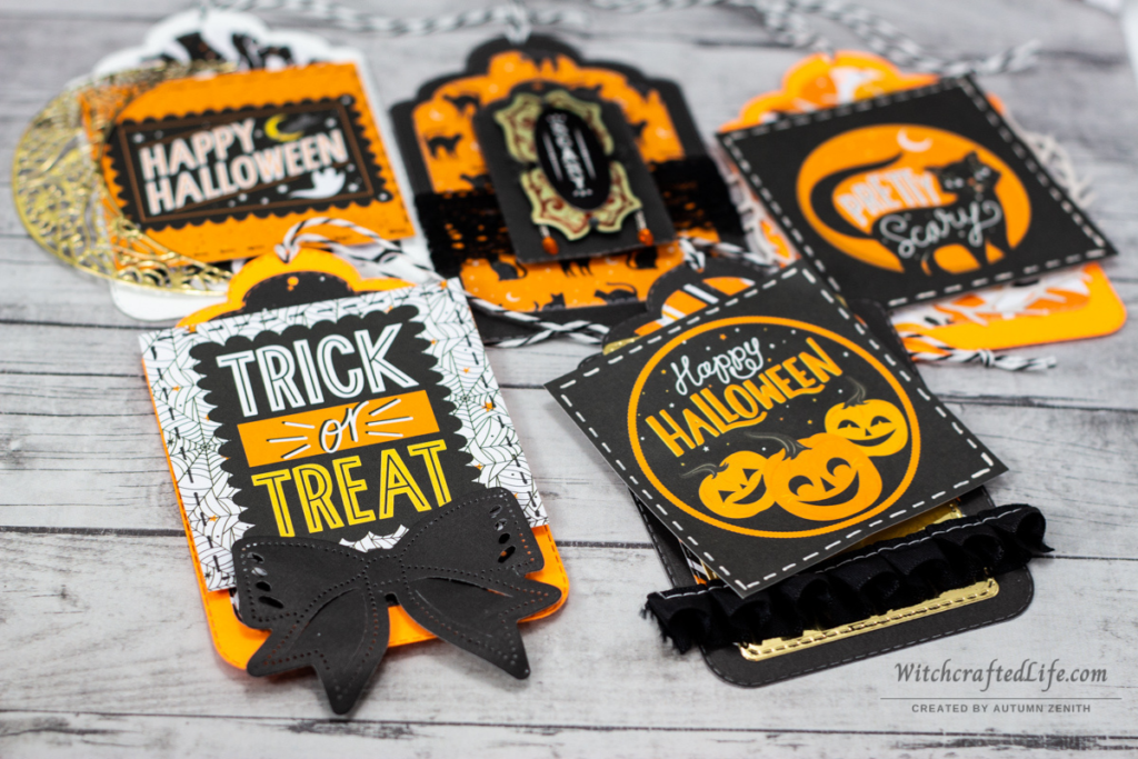 Cute, Fun, and Very Easy to Make Halloween Gift Tag Set