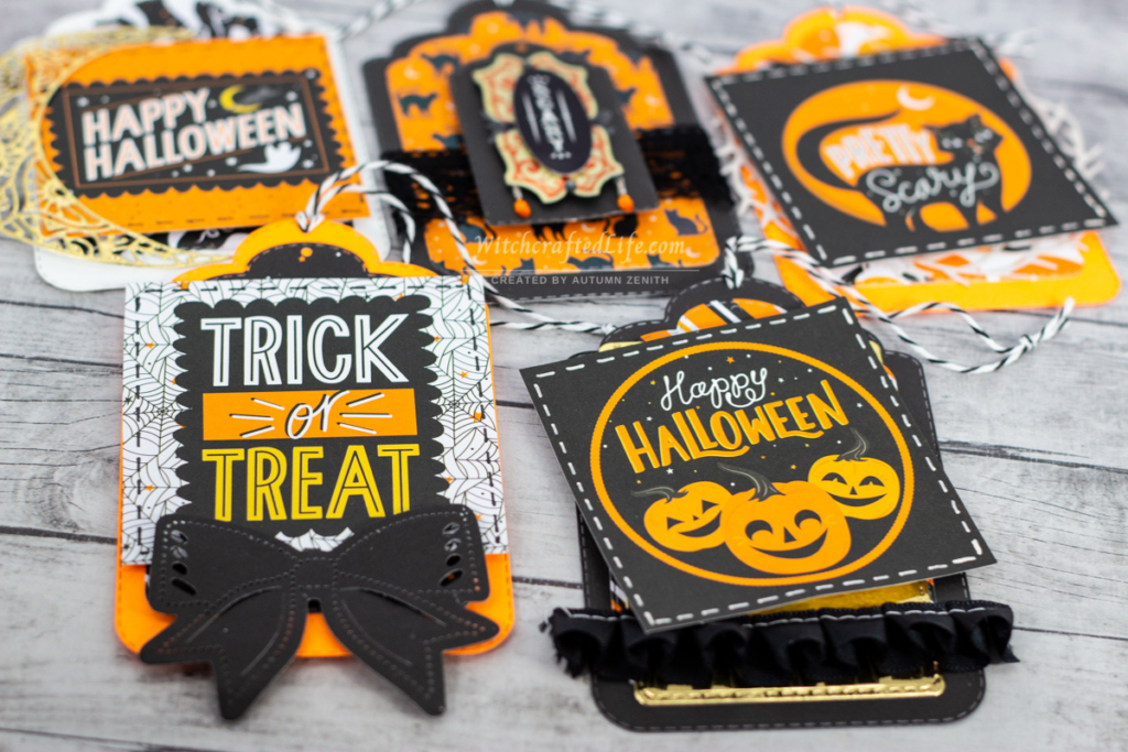 Cute, Fun, and Very Easy to Make Halloween Gift Tag Set