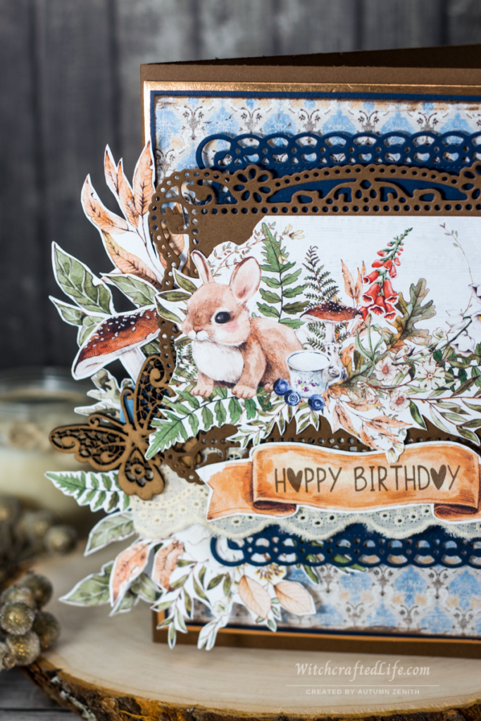 Adorable Woodland Themed Happy Birthday Lots of Layers and Fussy Cutting