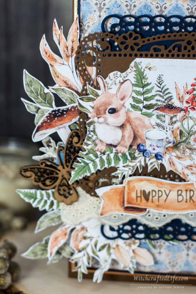 Adorable Woodland Themed Happy Birthday Lots of Layers and Fussy Cutting