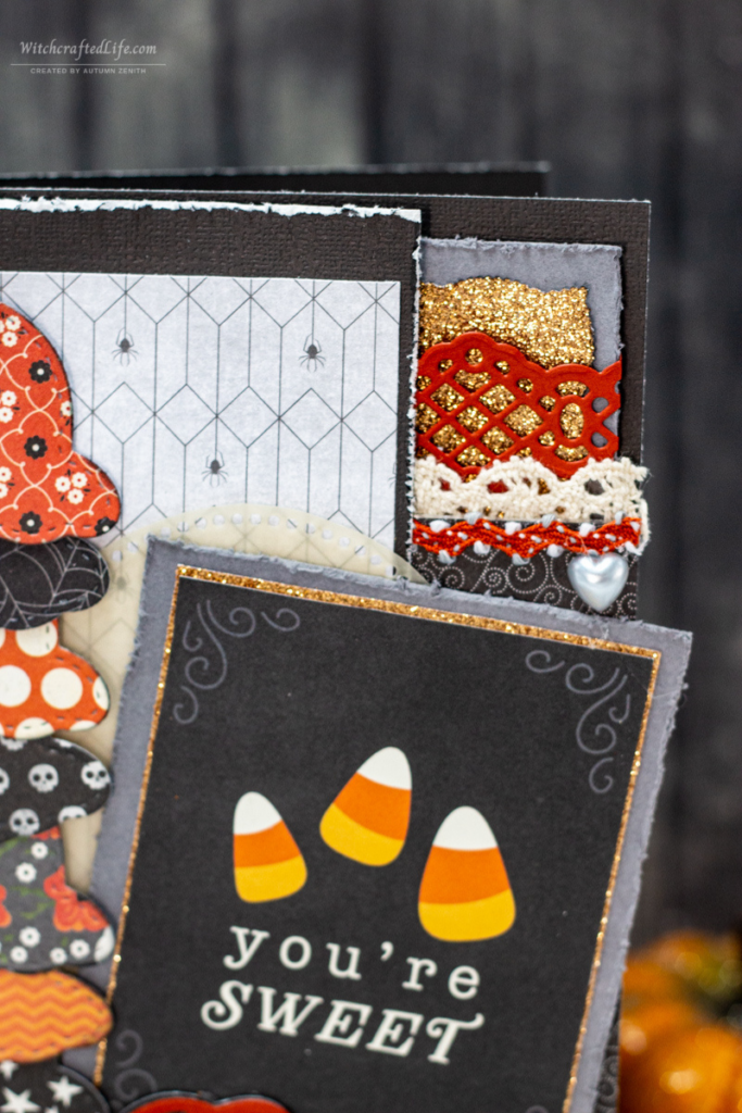 Super Cute You're Sweet Halloween Ice Cream Cone Card