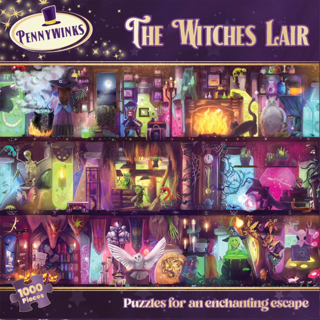 The Witches Lair jigsaw puzzle product review and company founder interview