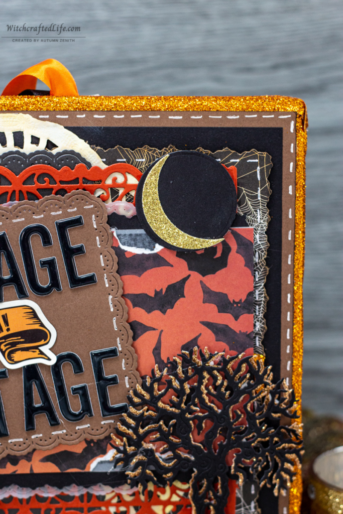 Cottage Spooky Cottage Detailed Halloween Scene Hanging Wall Sign