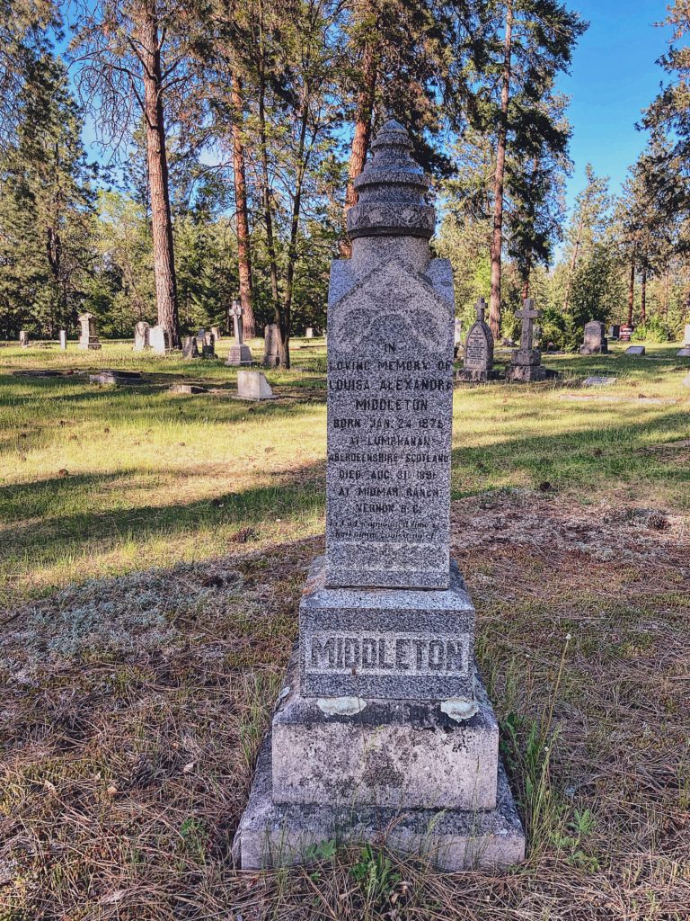 The Past and Present History of Pleasant Valley Cemetery, Vernon, British Columbia, Canada