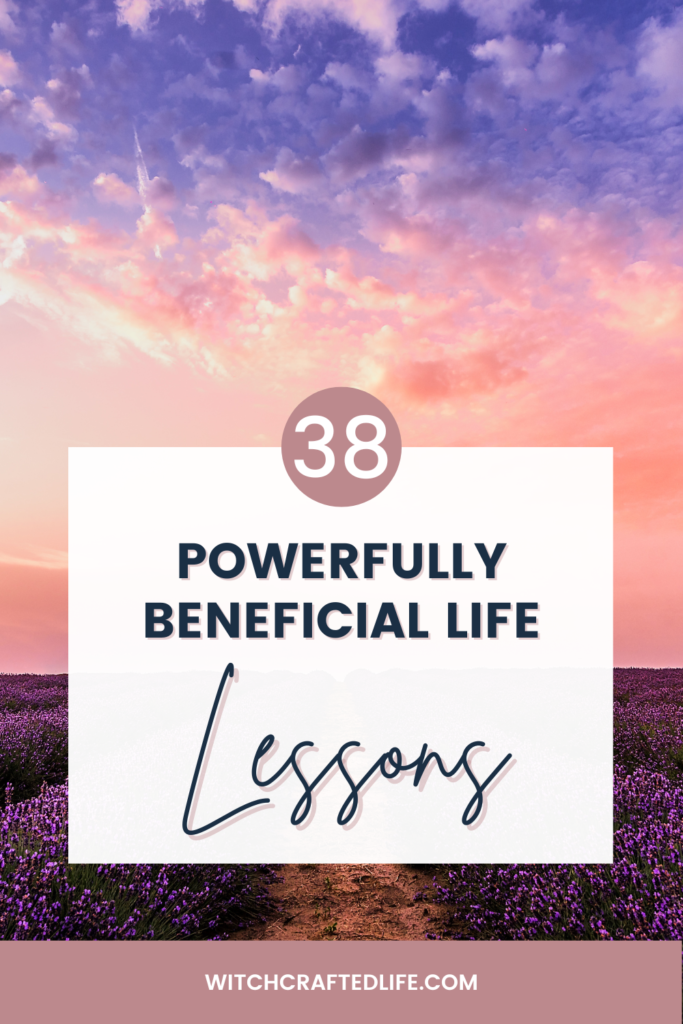 38 Powerfully Beneficial Life Lessons - photo of a pink and purple sunset